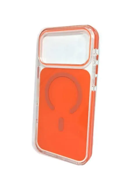 Funda clear case premium NARANJA - iPhone 17 PRO