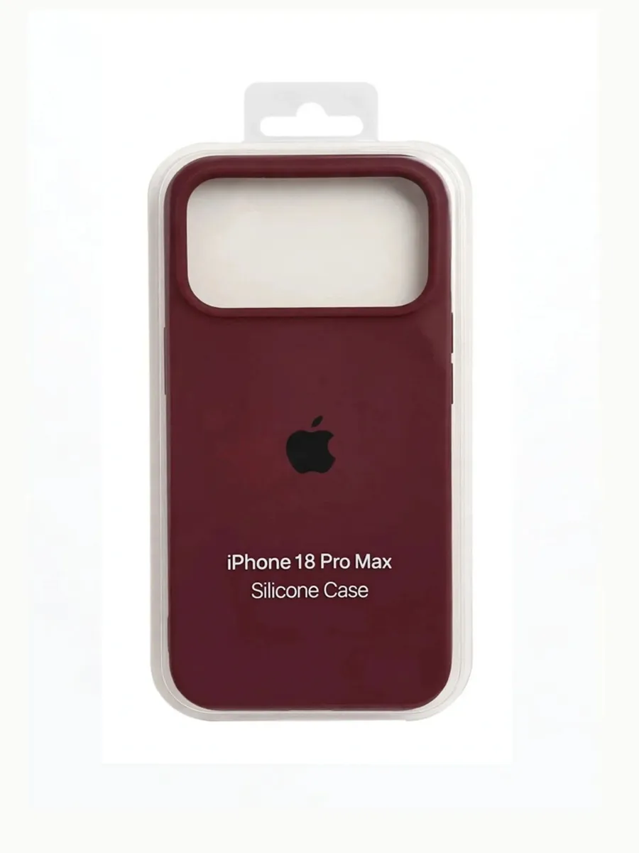 Silicone case PLUM (BORDO) - iPhone 18 PRO MAX