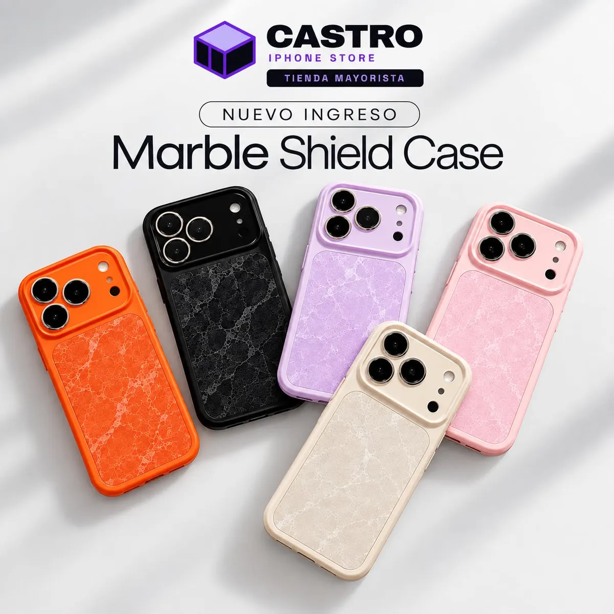 Marble shield case NEGRA - iPhone 16 PRO MAX