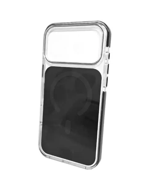 Funda clear case premium NEGRA - iPhone 15