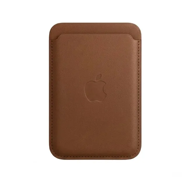 Apple Wallet / Tarjetero Logo - Marron