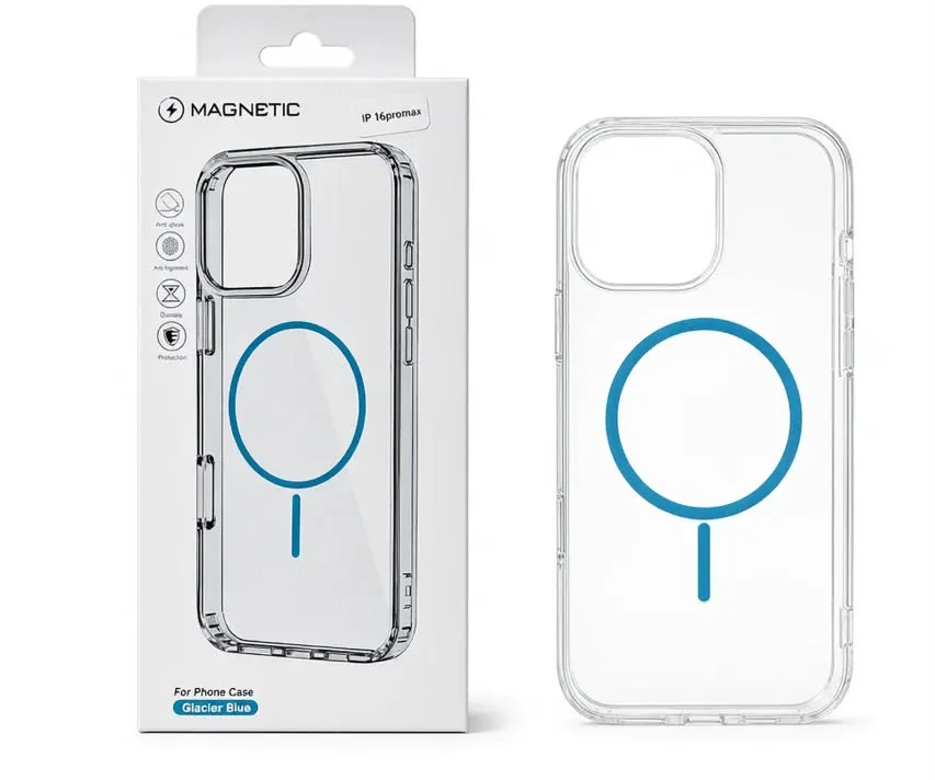 Antigolpe color con Magsafe CELESTE - iPhone 16