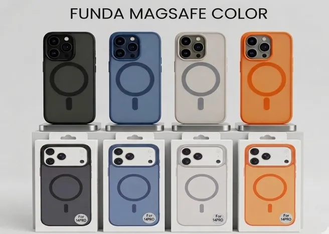 Funda Magsafe cosmic NARANJA - iPhone 13 PRO