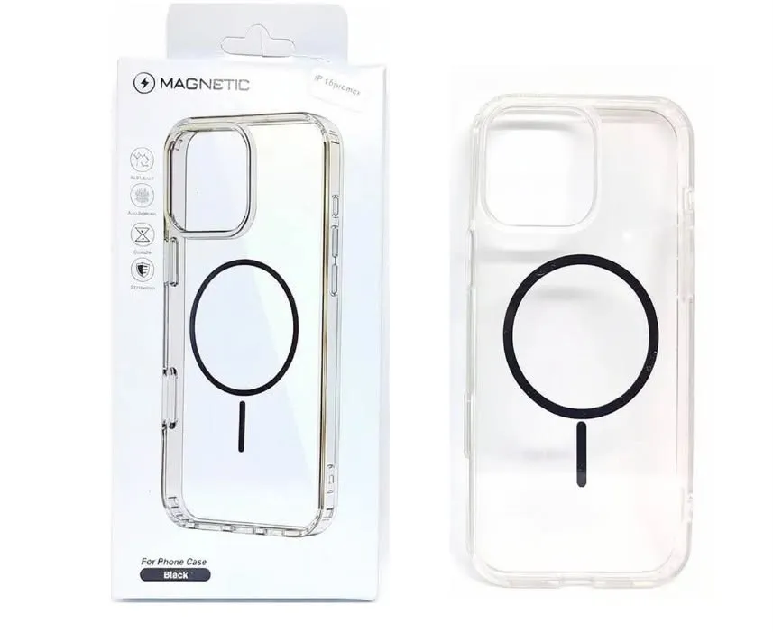 Antigolpe color con Magsafe NEGRO - iPhone 15 PRO