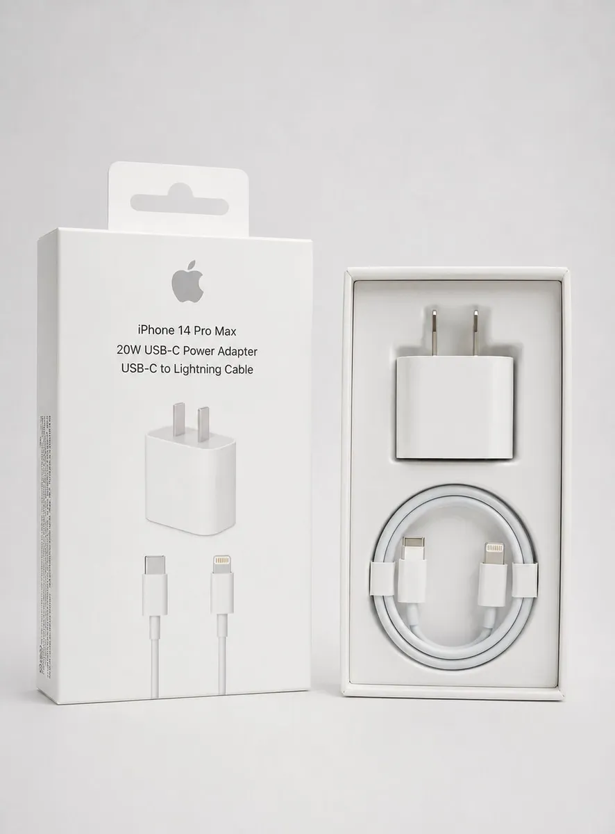 Cargador 2 en 1 - Cabezal 20w + Cable C a Lightning